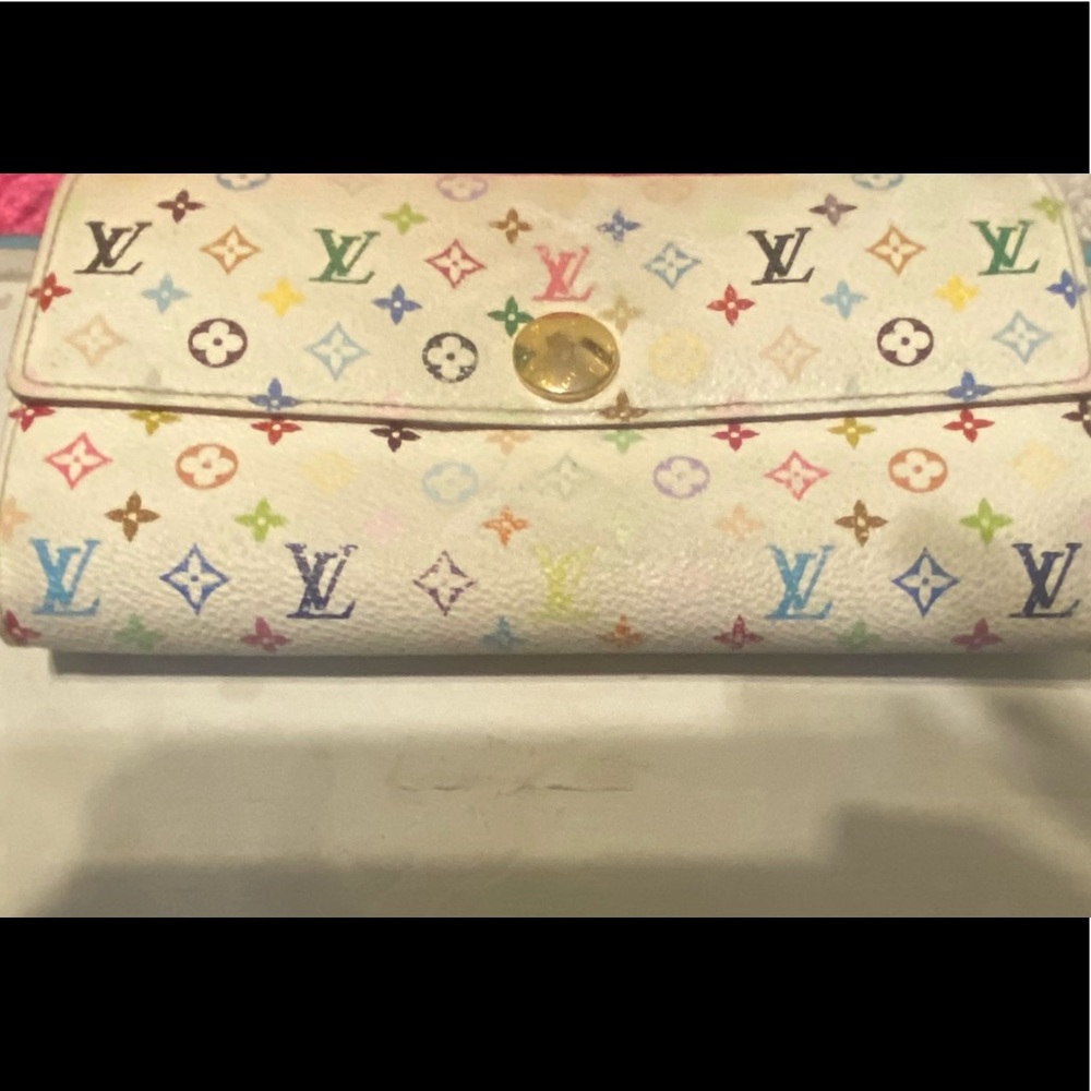 Louis Vuitton multicolored murakami wallet preowned